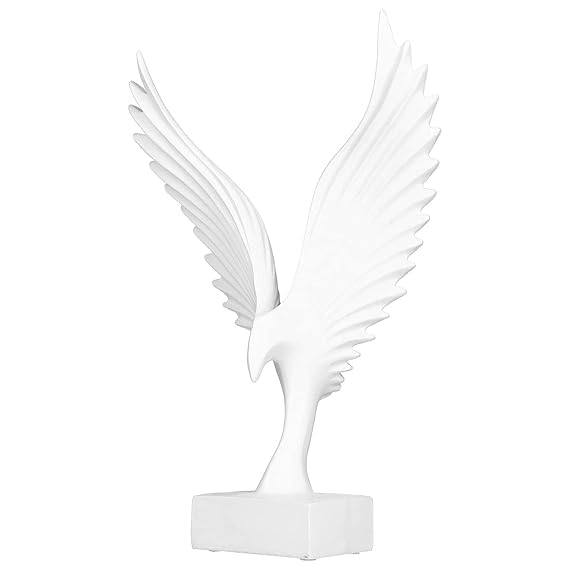 Eagle Wings Statue-White