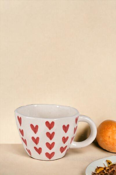 Ceramic Hearts Cup (Set of 2)